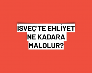 İsveç ehliyet maliyet